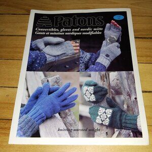 Convertibles ,Gloves and Nordic mitts (Beehive Patons #1159 BB,1996)